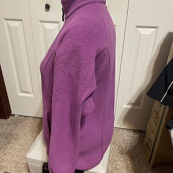 Columbia Lavender Womens Medium Fleece Full Zip Jacket - Picture 2 of 5